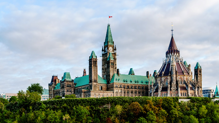 Parliament Hill in Ottawa, Canada